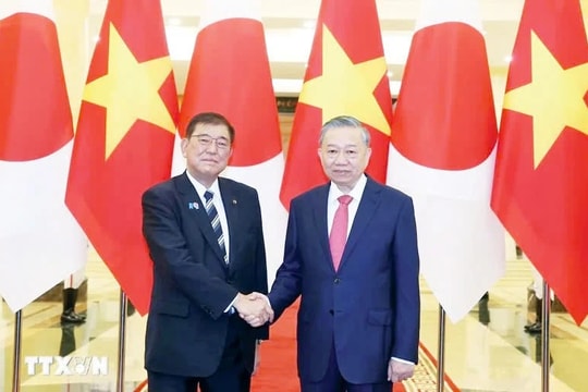 Tổng Bí thư Tô Lâm hội kiến Thủ tướng Nhật Bản