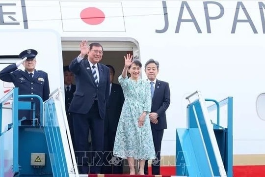 Thủ tướng Nhật Bản Ishiba Shigeru và Phu nhân bắt đầu thăm chính thức Việt Nam