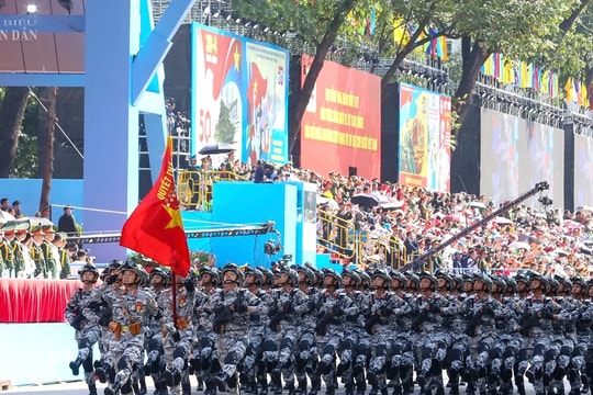 Những hình ảnh diễu binh, diễu hành ấn tượng tại lễ tổng duyệt cấp Nhà nước