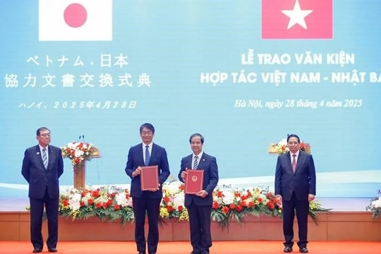 Việt Nam - Nhật Bản ký kết thoả thuận khung dạy tiếng Nhật ở trường phổ thông 