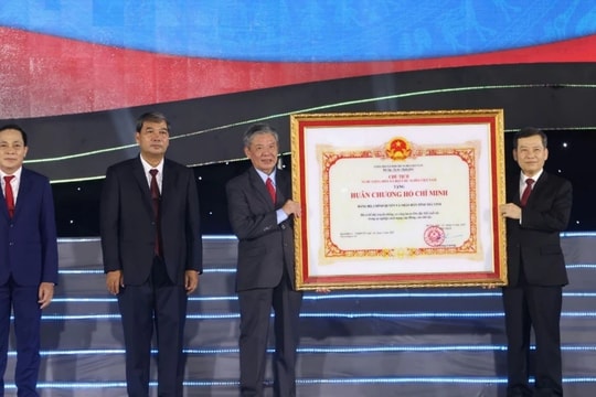 Trà Vinh kỷ niệm 50 năm Ngày Giải phóng miền Nam và đón nhận Huân chương Hồ Chí Minh