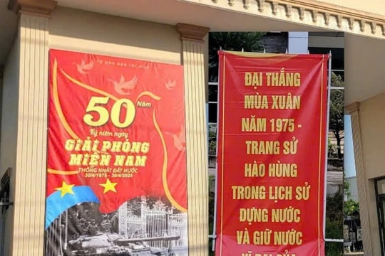 Không khí chào mừng 50 năm Ngày Giải phóng miền Nam, thống nhất đất nước đến từng doanh nghiệp