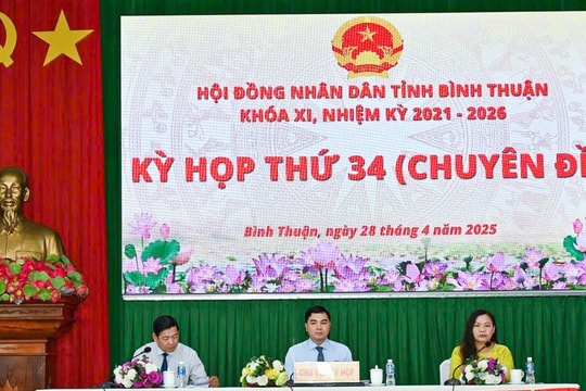 HĐND tỉnh Bình Thuận thông qua 5 nghị quyết tại kỳ họp thứ 34