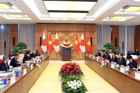 Chủ tịch Quốc hội Trần Thanh Mẫn: Việt Nam - Nhật Bản tăng cường hợp tác trong 4 lĩnh vực ưu tiên