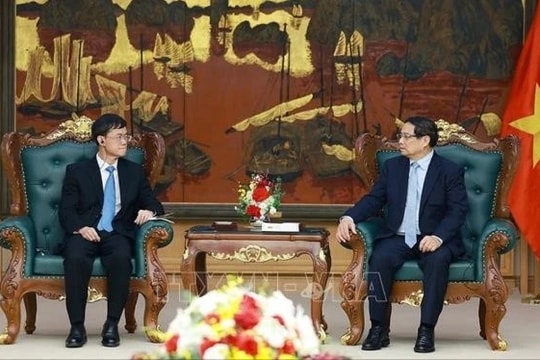 Thủ tướng Chính phủ Phạm Minh Chính tiếp Bộ trưởng Bộ Công tác về quân nhân xuất ngũ Trung Quốc