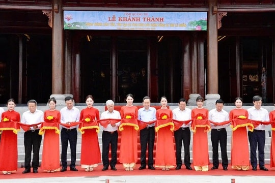 Chủ tịch Quốc hội Trần Thanh Mẫn dự lễ khánh thành công trình tôn tạo Khu lưu niệm Tổng Bí thư Lê Duẩn