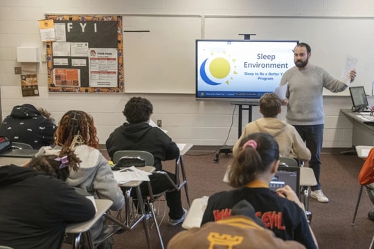 Lớp học về giấc ngủ cho thanh thiếu niên ở Mỹ thu hút sự quan tâm
