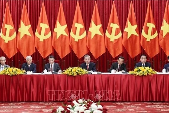 Tổng Bí thư Tô Lâm tiếp các Trưởng đoàn chính đảng các nước