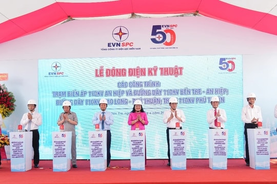 Ngành điện miền Nam “cán đích” 50 công trình 110kV mừng 50 năm Giải phóng miền Nam