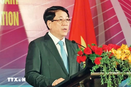 Chủ tịch nước Lương Cường chủ trì tiệc chiêu đãi trưởng đoàn các nước