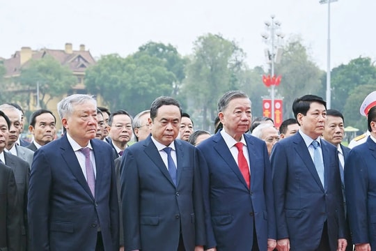 Lãnh đạo Đảng, Nhà nước vào Lăng viếng Chủ tịch Hồ Chí Minh
