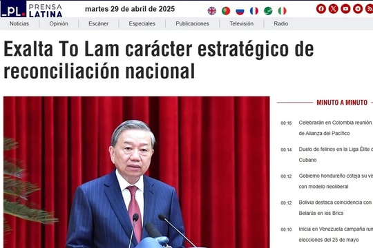 Prensa Latina ca ngợi thông điệp “Dân tộc Việt Nam là một” của Tổng Bí thư Tô Lâm 