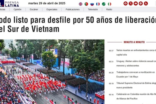 Báo Mỹ Latin: Việt Nam đã sẵn sàng cho Lễ duyệt binh kỷ niệm 50 năm ngày giải phóng miền Nam, thống nhất đất nước