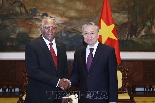 Tổng Bí thư Tô Lâm hội kiến Ủy viên Bộ Chính trị, Phó Chủ tịch nước Cuba