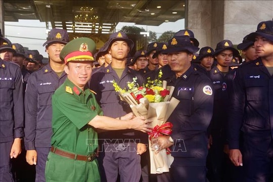 Bình Dương tổ chức lễ tiễn đoàn quân đội quốc tế sau lễ diễu binh lịch sử