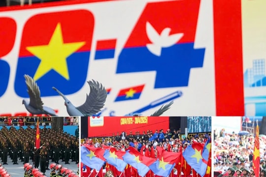 Toàn cảnh diễu binh hùng tráng mừng 50 năm Giải phóng miền Nam