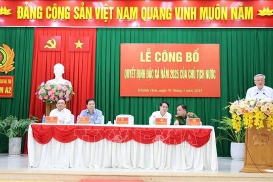 Tạo điều kiện để người được đặc xá nhanh chóng hòa nhập cộng đồng