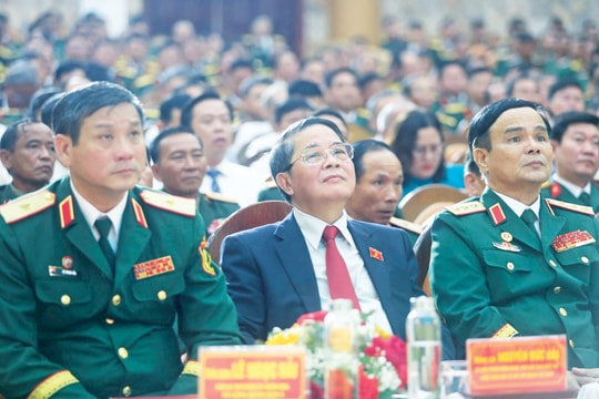 Phó Chủ tịch Quốc hội Nguyễn Đức Hải dự Lễ kỷ niệm 80 năm Ngày truyền thống Lực lượng vũ trang nhân dân tỉnh Quảng Nam