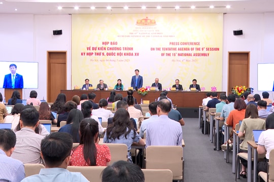 Họp báo về dự kiến chương trình Kỳ họp thứ Chín, Quốc hội Khóa XV