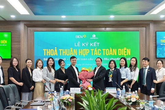 APPOTAPAY cùng BIDV thúc đẩy thanh toán không tiền mặt cho người dân và doanh nghiệp.