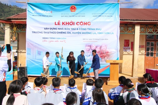 ABBANK xây nhà bán trú cho học sinh vùng cao từ sáng kiến thể thao gây quỹ