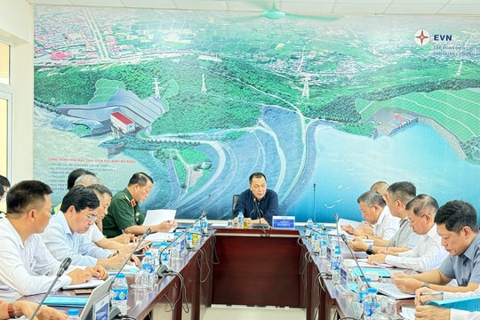 Dự án Nhà máy Thủy điện Hòa Bình mở rộng đang bám sát mục tiêu tiến độ