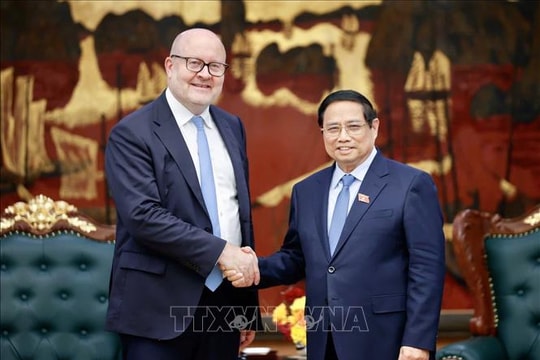 Thủ tướng Phạm Minh Chính tiếp Chánh án và đoàn đại biểu Tòa án quốc tế về Luật biển