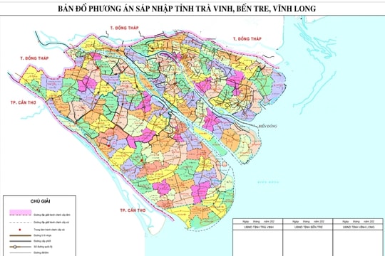 Chi tiết 124 đơn vị hành chính cấp xã của tỉnh Vĩnh Long sau hợp nhất