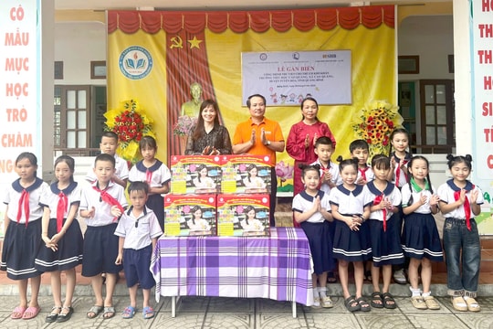 Chung tay xây dựng và trang bị thư viện cho trẻ em khó khăn tỉnh Quảng Bình