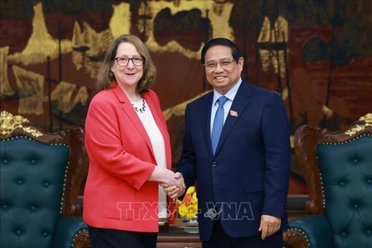 Thủ tướng Phạm Minh Chính tiếp Đoàn Ủy ban Đánh giá kinh tế và an ninh Hoa Kỳ - Trung Quốc của Quốc hội Hoa Kỳ