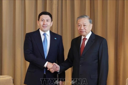 Tổng Bí thư Tô Lâm tiếp lãnh đạo một số doanh nghiệp lớn của Kazakhstan