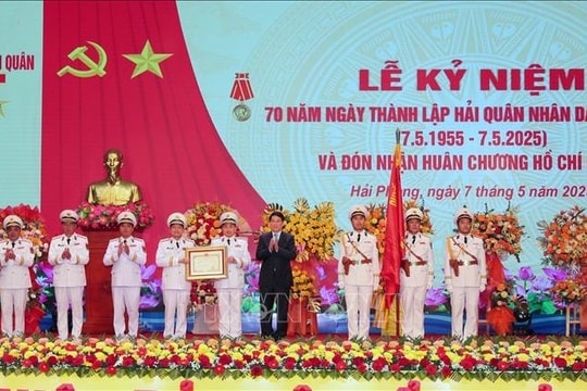 Chủ tịch nước dự Lễ kỷ niệm 70 năm Ngày thành lập Hải quân nhân dân Việt Nam