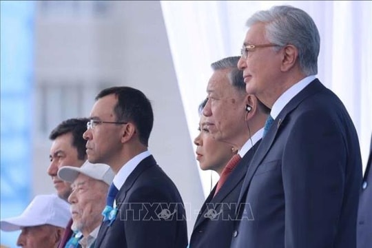 Tổng Bí thư Tô Lâm dự Lễ duyệt binh Kỷ niệm 80 năm Ngày Chiến thắng phát xít tại Kazakhstan