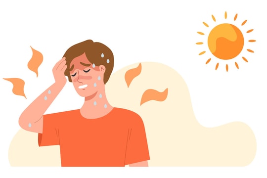 Dấu hiệu và cách xử lý khi bị say nắng trong ngày hè