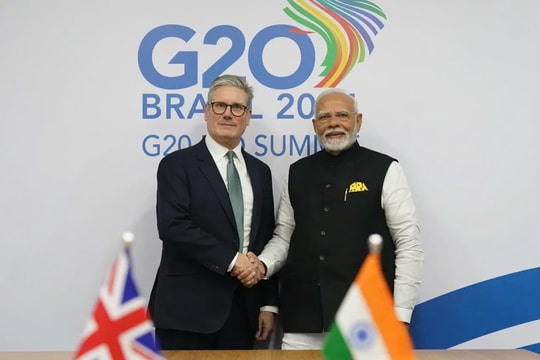 Anh - Ấn Độ ký FTA trong bối cảnh căng thẳng thuế quan toàn cầu