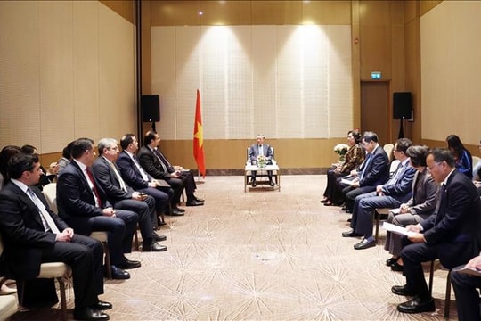 Tổng Bí thư Tô Lâm tiếp một số doanh nghiệp tiêu biểu tại Azerbaijan