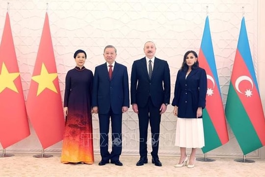 Lễ đón Tổng Bí thư Tô Lâm thăm cấp Nhà nước tới Azerbaijan