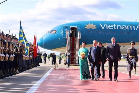 Tổng Bí thư Tô Lâm bắt đầu thăm chính thức Liên bang Nga