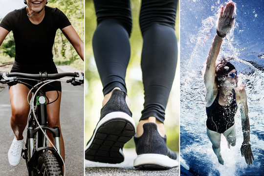 Bài tập nào đốt cháy calo nhanh nhất: Đi bộ, đạp xe hay bơi lội?