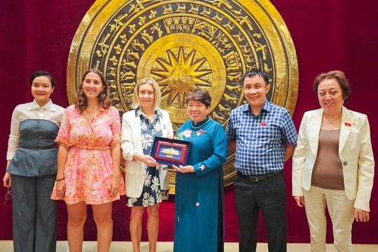 Chủ tịch Nhóm Nghị sĩ hữu nghị Việt - Pháp Nguyễn Thúy Anh tiếp Đoàn Ủy ban Đối ngoại, Quốc phòng và các Lực lượng vũ trang, Thượng viện Pháp