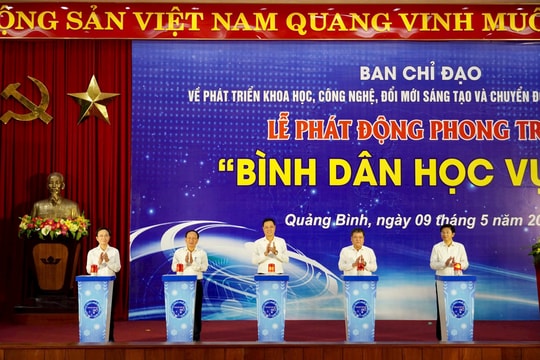Quảng Bình phát động phong trào “Bình dân học vụ số”