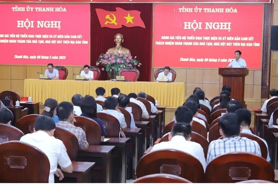 Thanh Hóa tổ chức ký cam kết trách nhiệm hoàn thành xóa nhà tạm, nhà dột nát trên địa bàn tỉnh