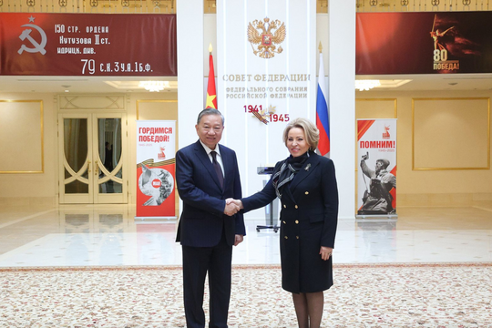 Báo quốc tế: Tăng cường quan hệ nghị viện Việt - Nga qua chuyến thăm của Tổng Bí thư Tô Lâm