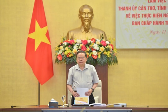 Chủ tịch Quốc hội Trần Thanh Mẫn: Tuyệt đối tránh tư tưởng cục bộ địa phương, thật sự công tâm trong đề xuất, giới thiệu nhân sự sau sắp xếp