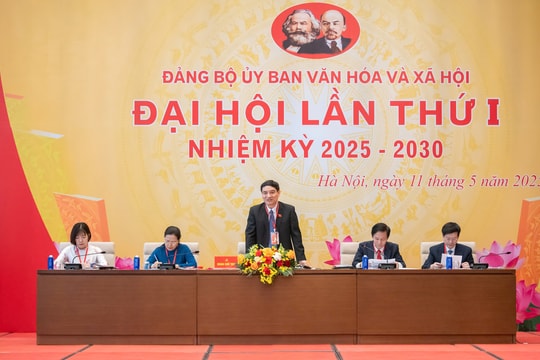 Phiên trù bị Đại hội Đảng bộ Ủy ban Văn hóa và Xã hội lần thứ I