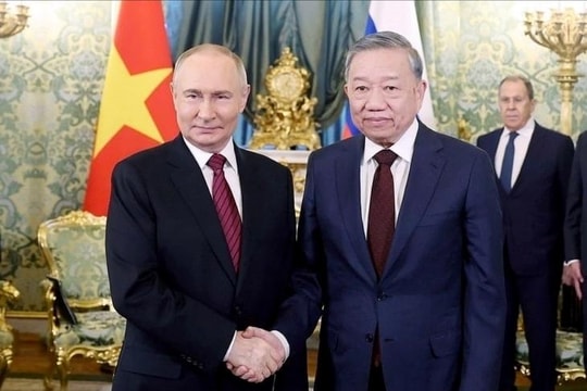 Tổng Bí thư Tô Lâm hội đàm với Tổng thống Nga Vladimir Putin