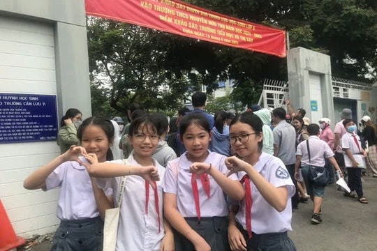 Lịch khảo sát vào lớp 6 tại 6 trường ở TP. Hồ Chí Minh