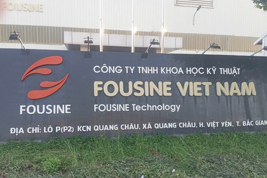 Bắc Giang: Xử phạt Công ty TNHH Khoa học kỹ thuật Fousine Việt Nam vi phạm về lĩnh vực lao động