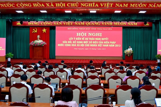 Thái Nguyên - Tỉnh đầu tiên tổ chức lấy ý kiến sửa đổi, bổ sung Hiến pháp