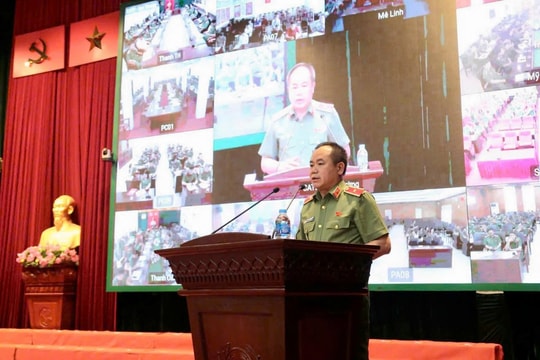 Công an Hà Nội tổ chức Hội nghị quán triệt các văn bản về công tác Đại hội Đảng và sắp xếp, bố trí cán bộ Công an cấp xã khi sáp nhập, hợp nhất theo địa giới hành chính